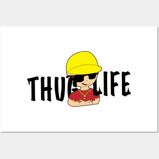 thug life Posters and Art